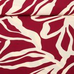 Viscose - Grandes feuilles Ecru Myrtille