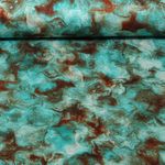 Romanit-Jersey - Marmor Türkis