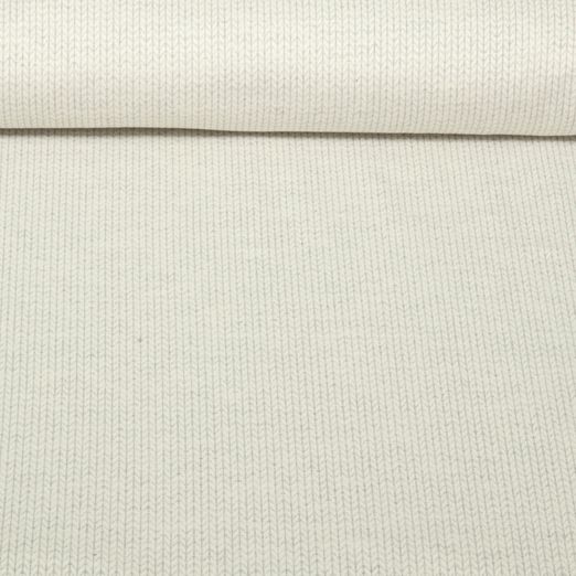 Bio Jersey - Albstoffe Jacquard Knit Knit Ecru