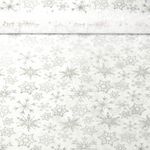 Tulle - Cristaux de glace Blanc Argenté
