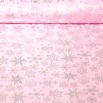 Tulle - Cristaux de glace Rose Argenté
