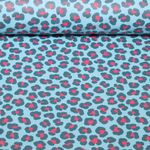 Tissu imperméable - Aqua protect Impr. digitale Léopard Aqua