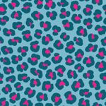 Tissu imperméable pour veste - Aqua Protect Impression digitale Leo Aqua