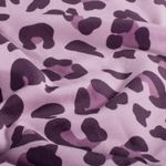 Zomersweat - French Terry digitaaldruk Leo lila