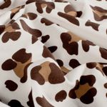 Letní teplákovina - French Terry digitální potisk Leo Ecru