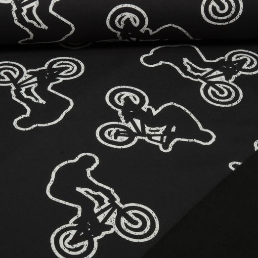Softshell - Digitaldruck Biker Schwarz