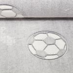 Wellness Fleece - Glow in the Dark Fußball Grau-0