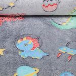 Wellness Fleece - Glow in the Dark Space Dinos Blau-0