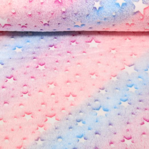 Wellness Fleece - Glow in the Dark Sterne Rosa