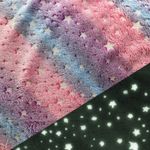 Wellness Fleece - Glow in the Dark Sterne Rosa-1