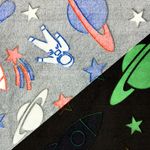 Wellness Fleece - Glow in the Dark Saturn Grau-1