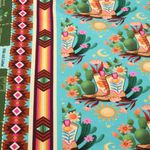 Sweat d'été bio - Hamburger Liebe Western Fairy Tales Cowgirls Turquoise-1
