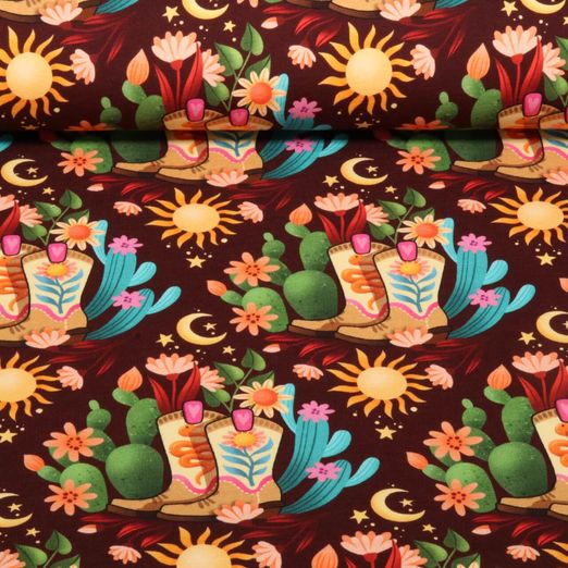 Sweat d'été bio - Hamburger Liebe Western Fairy Tales Cowgirls Rouge