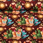 Sweat d'été bio - Hamburger Liebe Western Fairy Tales Cowgirls Rouge-0