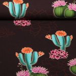 Jersey orgánico - Hamburger Liebe Western Fairy Tales Prairie Blossom Marrón