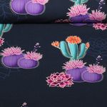 Jersey bio - Hamburger Liebe Western Fairy Tales Prairie Blossom Bleu marine foncé-0