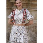 Bio Musselin Glatt - Hamburger Liebe Western Fairy Tales Yeehaw Ecru-2