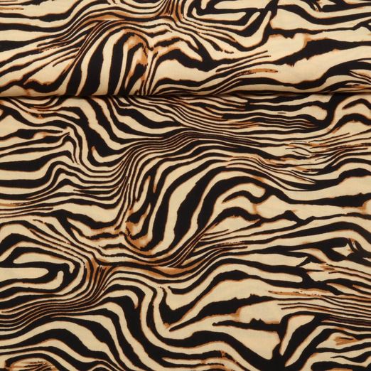 Viskose-Twill - Zebra Beige