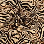 Twill de viscosa - Cebra beige