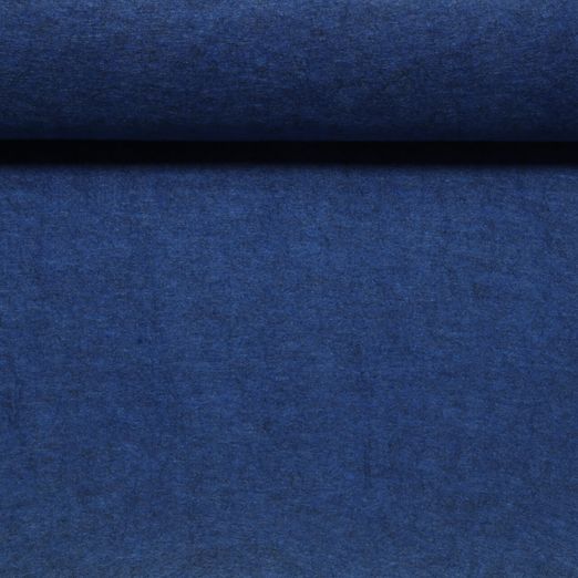 Stickfilz Tim 3mm - Uni Blau Melange