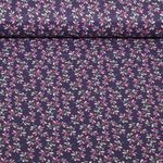 Cretonne de coton - Branches Violet