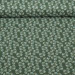 Cretonne de coton - Branches Vert