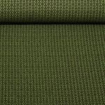 Bio Jacquard Jersey - Western Fairy Tales Field Knit Grün