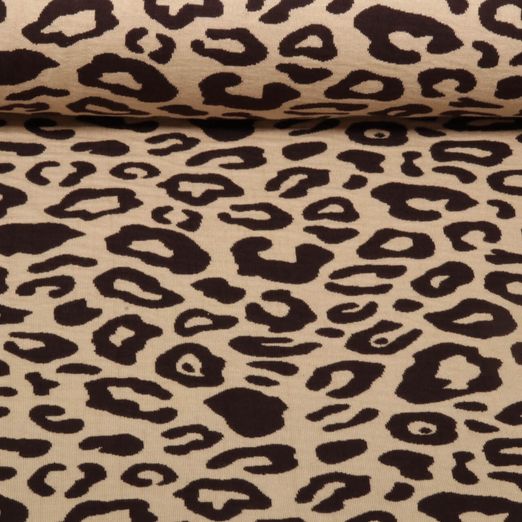 Bio Jacquard Jersey - HHL Western Fairy Tales Safari Doubleface Beige