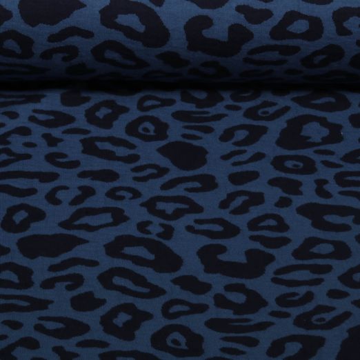 Bio Jacquard Jersey - HHL Western Fairy Tales Safari Doubleface Blau