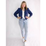 Bio Jacquard Jersey - HHL Western Fairy Tales Safari Doubleface Blau-1