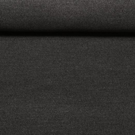 Tissu manteau London - Mélange anthracite