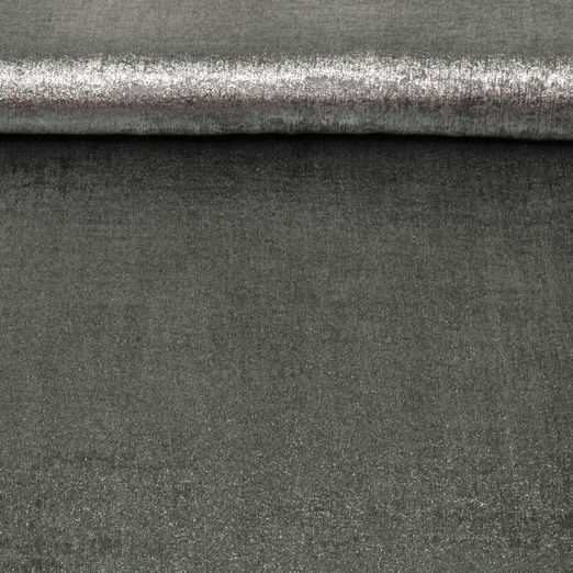 Kleider und Blusenstoff -  Uni Abendkleid Silber Schimmer
