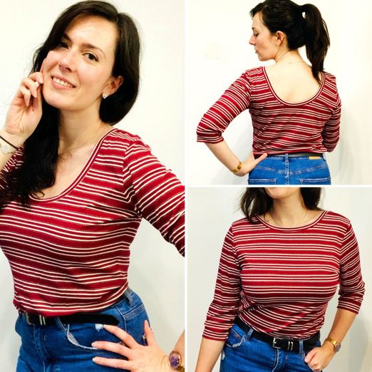 Combinaison short, top et short - Bella - Patron numérique