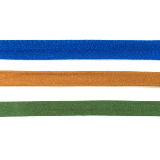 Jersey Schrägband 20mm - Uni - Meterware 