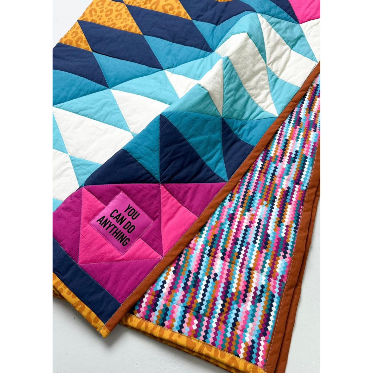 Panneau Popeline de coton bio - Hamburger Liebe Western Cheater Quilt Bleu-2 Panneau Popeline de coton bio - Hamburger Liebe Western Cheater Quilt Bleu-2