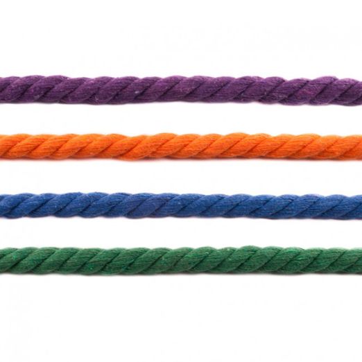 Kordel 12mm - Baumwolle Uni XXL - Meterware