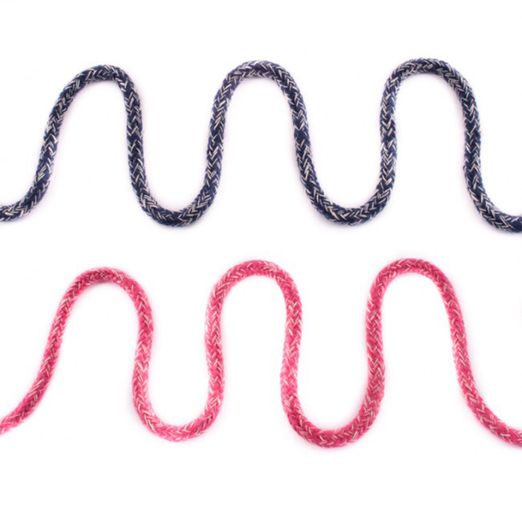 Kordel 5mm - Baumwolle meliert - Meterware