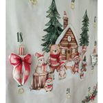 Canvas Panel - Nostalgie Adventskalender Leinenlook Grau-1