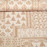 Baumwoll-Canvas -Patchwork Weihnachten Leinenlook Sand-0