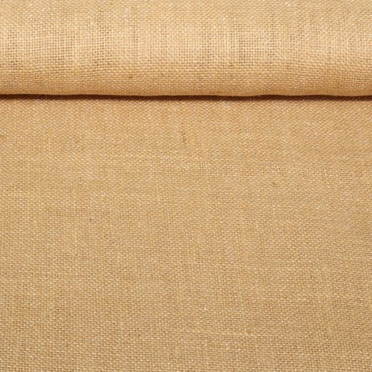 Jute Sackleinen - Naturbraun Silber