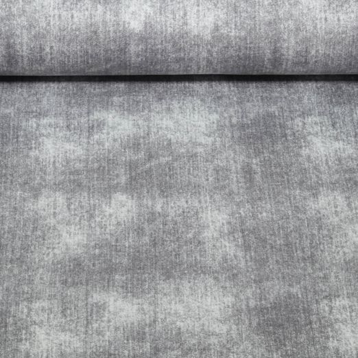 Sommersweat - French Terry Heavy Jeansoptik Hellgrau