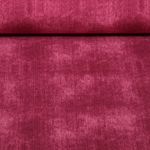 Sommersweat - French Terry Heavy Jeansoptik Weinrot