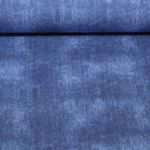 Sommersweat - French Terry Heavy Jeansoptik Blau