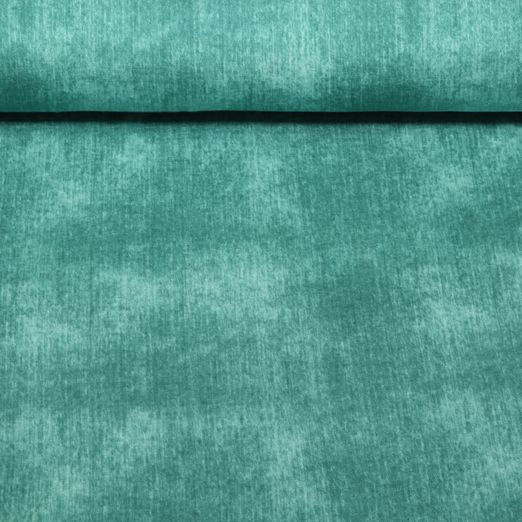 Sommersweat - French Terry Heavy Jeansoptik Grün