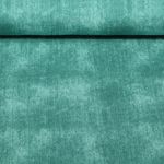 Sommersweat - French Terry Heavy Jeansoptik Grün