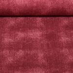 Sommersweat - French Terry Heavy Jeansoptik Bordeaux