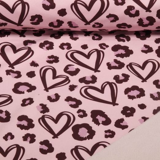 Softshell - Digitaldruck Leo Herzen Rosa