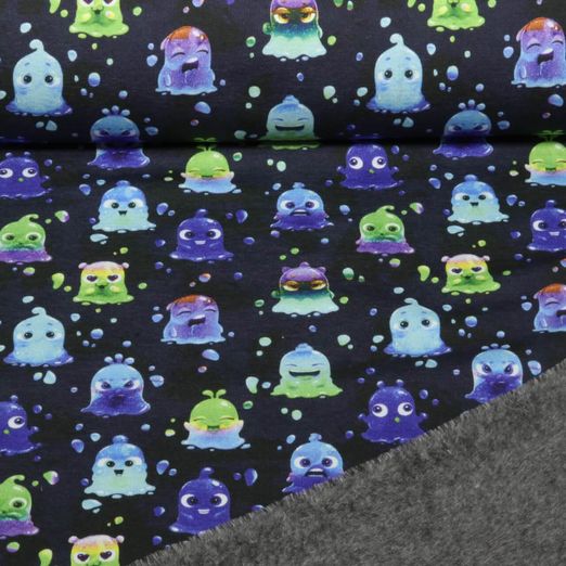 Alpenfleece - Kleine Geister Navy