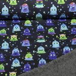 Polaire alpine - Petits fantômes Bleu marine foncé