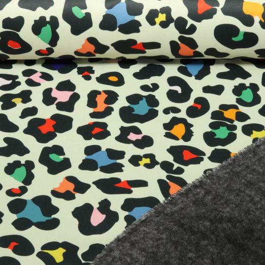 Alpenfleece - Leo Bunt Ecru